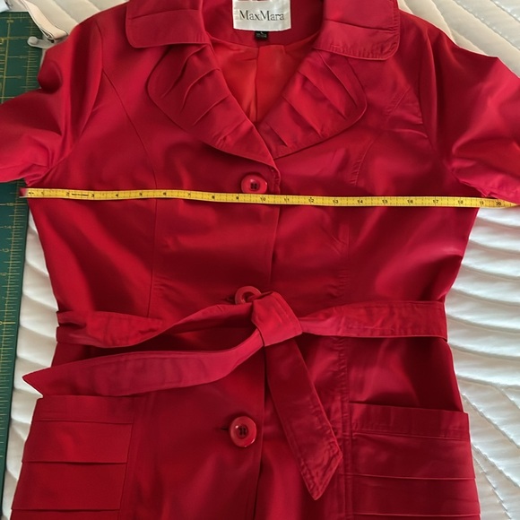 MaxMara? Red Lined Jacket - Picture 5 of 8